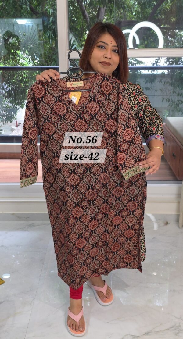 READY KURTI COTTON {SIZE-42}  (NO.56)