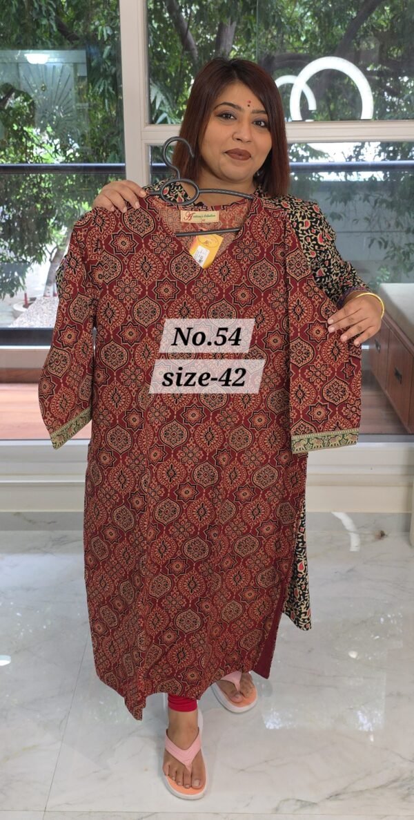 READY KURTI COTTON  {SIZE-42} (NO.54)