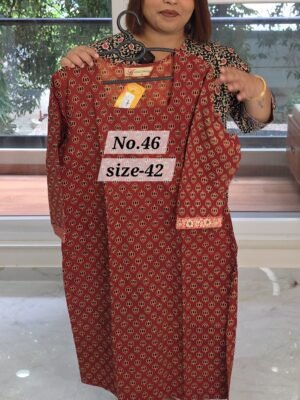 READY KURTI COTTON  {SIZE-42} (NO.46)
