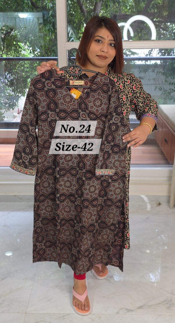 READY KURTI COTTON {SIZE-42} (NO.24)