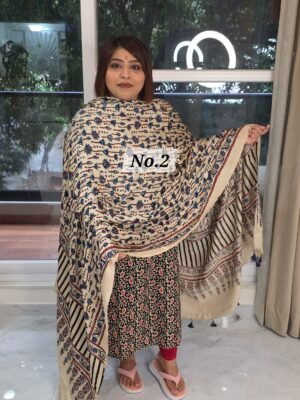 AJRAK MODAL SILK DUPATTA (NO.2)