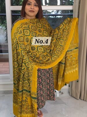 AJRAK MODAL SILK DUPATTA (NO.4)