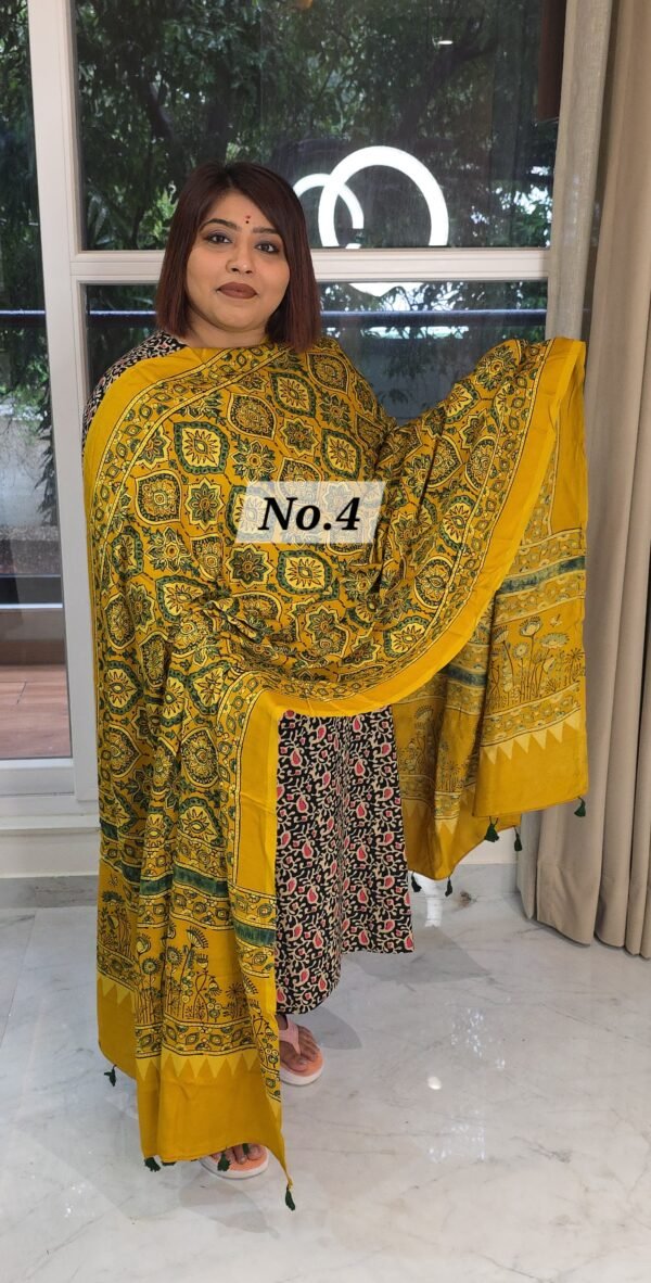AJRAK MODAL SILK DUPATTA (NO.4)