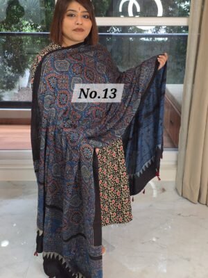 AJRAK MODAL SILK DUPATTA (NO.13)