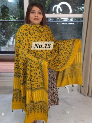 AJRAK MODAL SILK DUPATTA (NO.15)