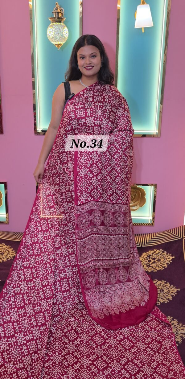 SEMI MODAL SILK SAREE (NO.34)