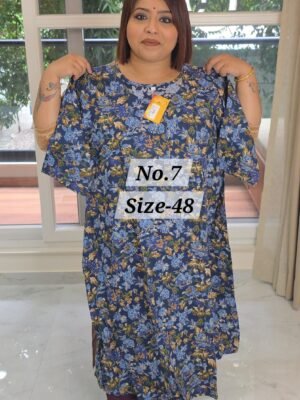 READY MADE COTTON KURTI {SIZE-48} (NO.7)