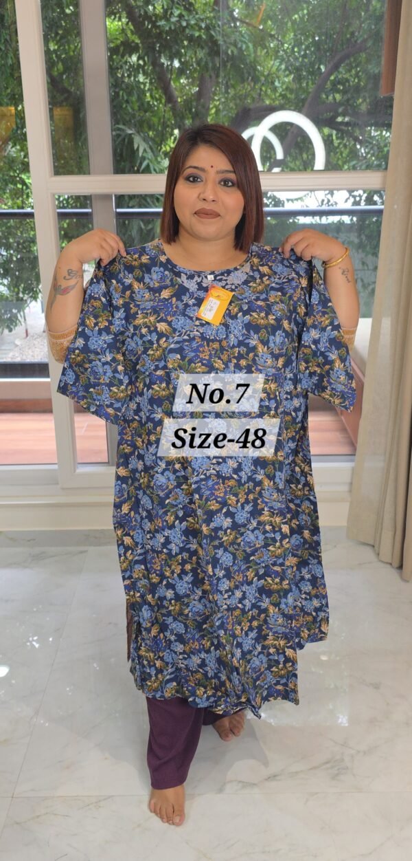 READY MADE COTTON KURTI {SIZE-48} (NO.7)