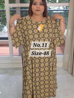 READY MADE COTTON KURTI {SIZE-48} (NO.11)