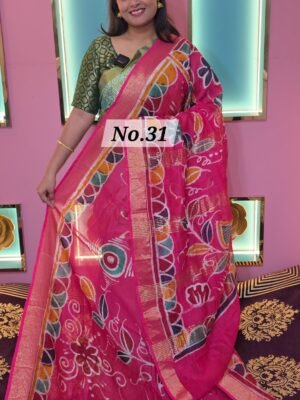 CHANDERI BATIK SAREE (NO.31)