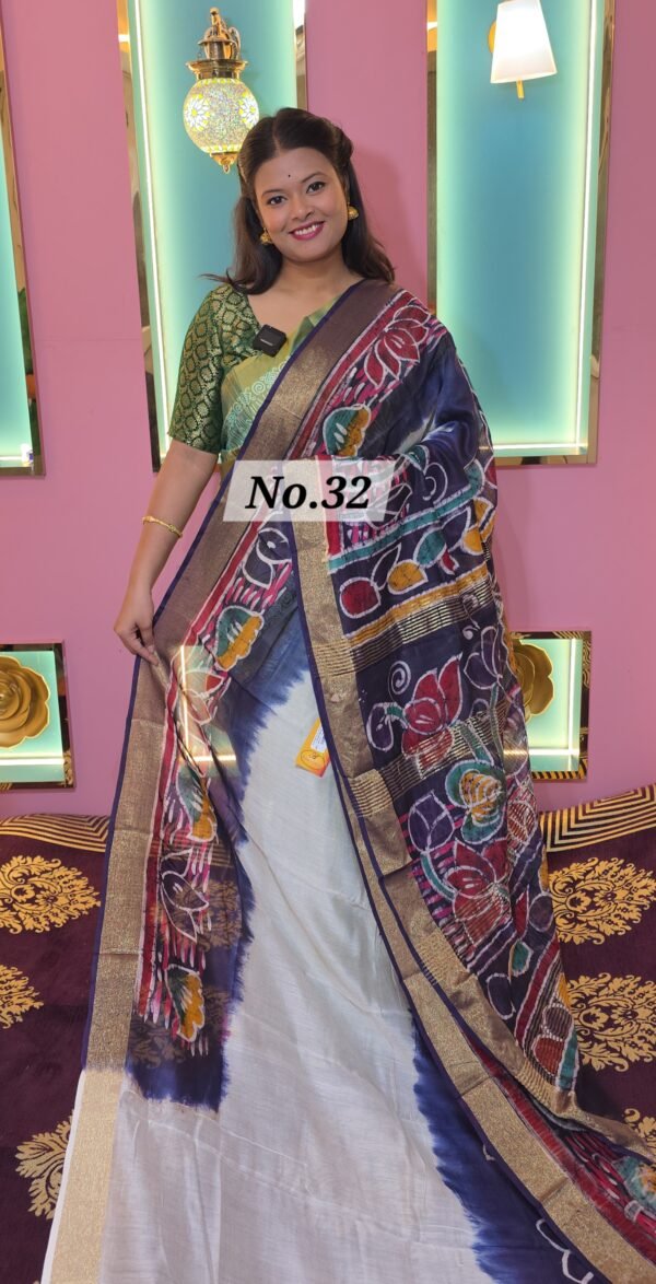 CHANDERI BATIK SAREE (NO.32)