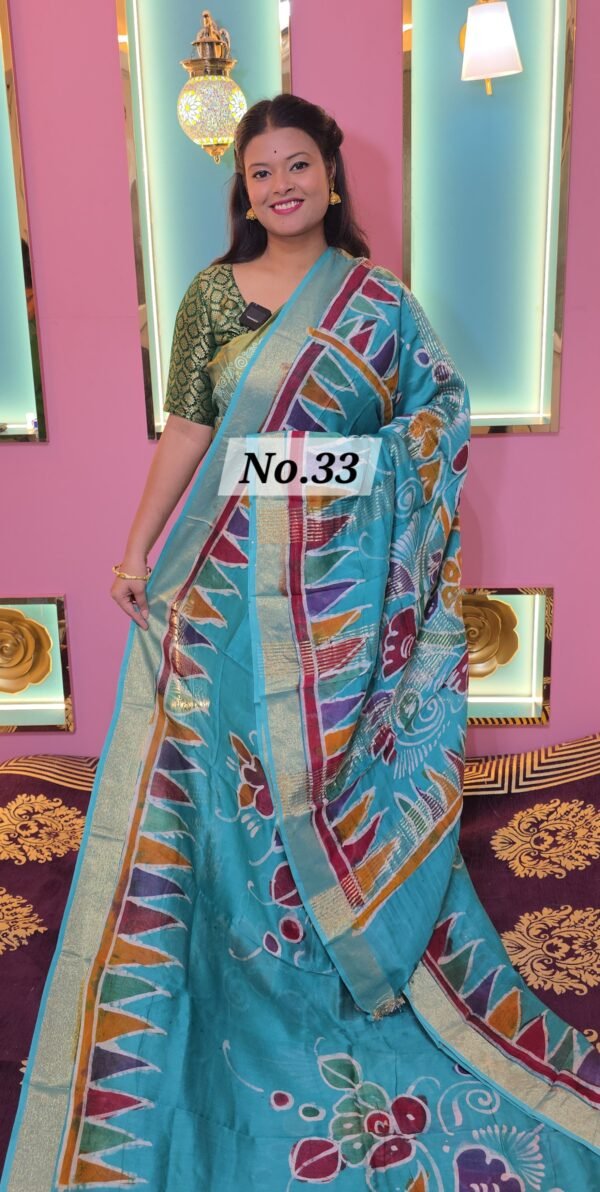 CHANDERI BATIK SAREE (NO.33)