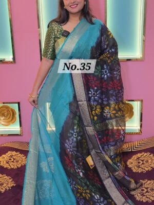 CHANDERI BATIK SAREE (NO.35)