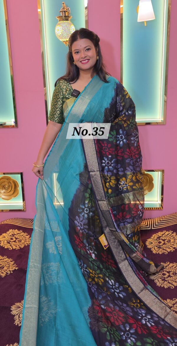 CHANDERI BATIK SAREE (NO.35)