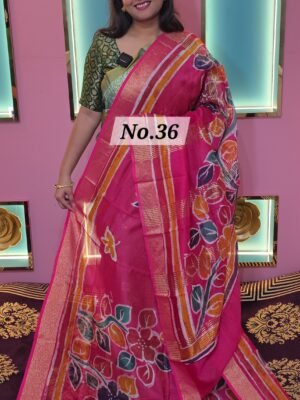 CHANDERI BATIK SAREE (NO.36)