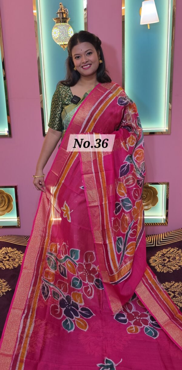 CHANDERI BATIK SAREE (NO.36)