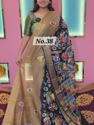 CHANDERI BATIK SAREE (NO.38)