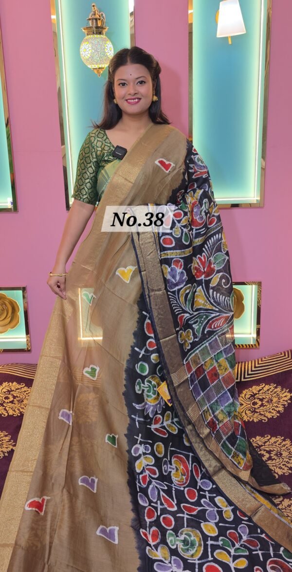 CHANDERI BATIK SAREE (NO.38)