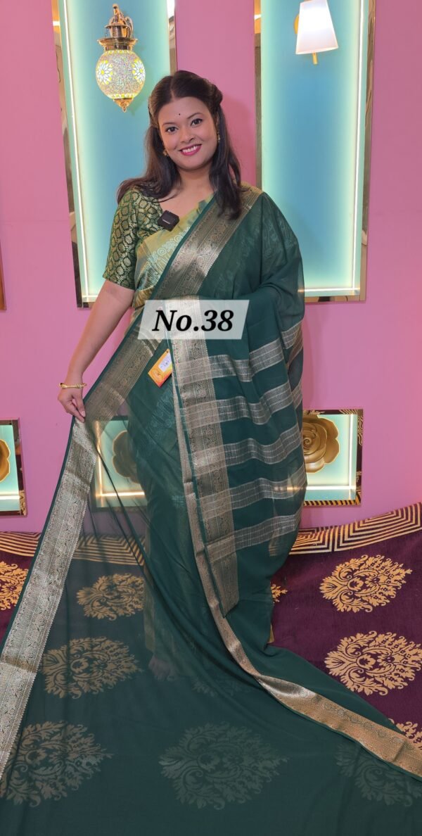 GEORGETT BANARSI SAREE (NO.38)