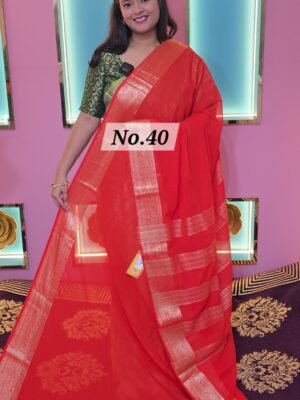 GEORGETT BANARSI SAREE (NO.40)