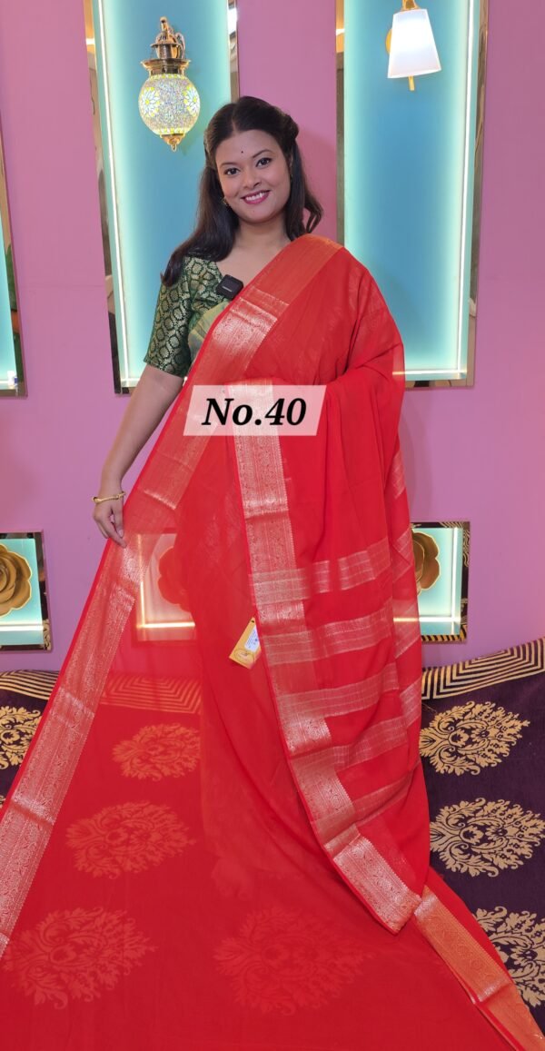 GEORGETT BANARSI SAREE (NO.40)