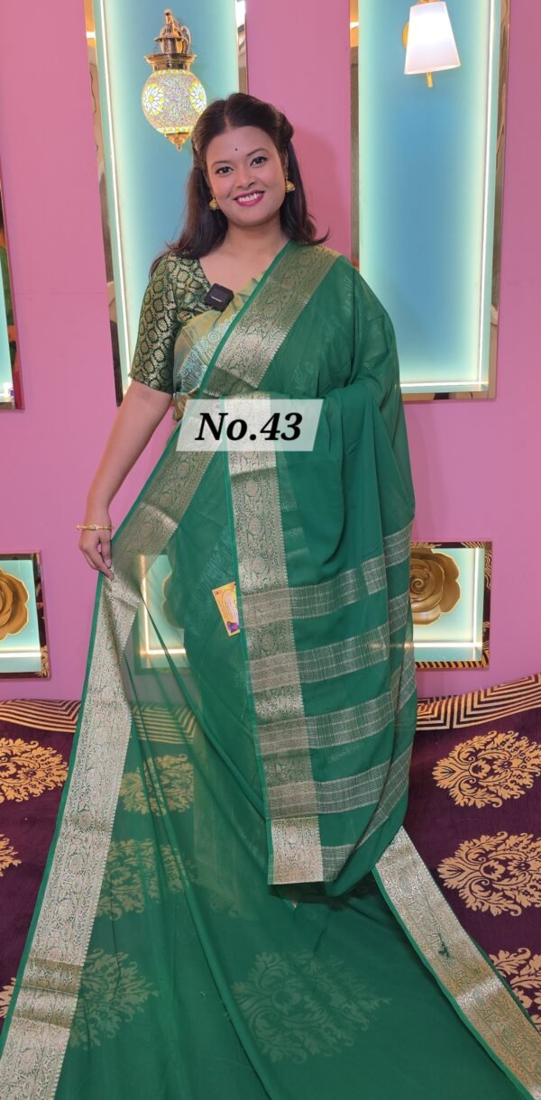 GEORGETT BANARSI SAREE (NO.43)
