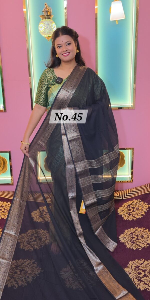 GEORGETT BANARSI SAREE (NO.45)