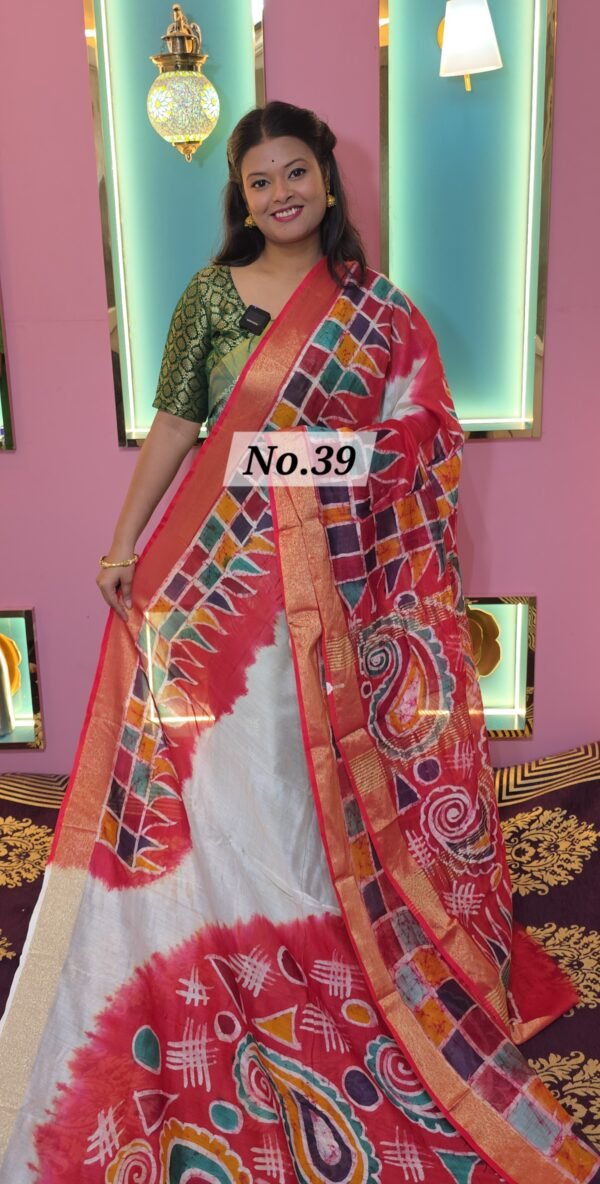 CHANDERI BATIK SAREE (NO.39)