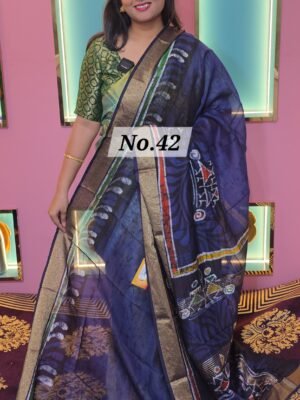 CHANDERI BATIK SAREE (NO.42)