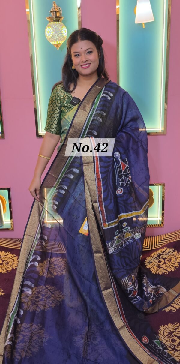 CHANDERI BATIK SAREE (NO.42)