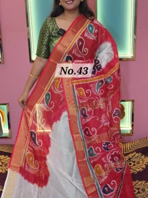 SALE-CHANDERI BATIK SAREE (NO.43)