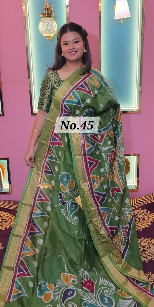 CHANDERI BATIK SAREE (NO.45)