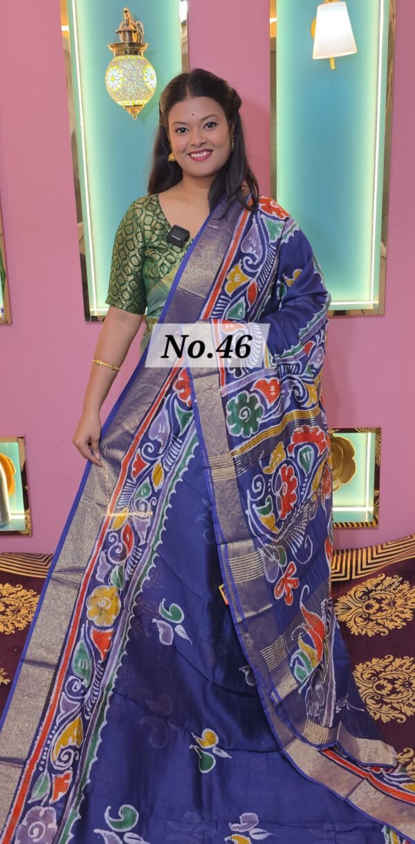 CHANDERI BATIK SAREE (NO.46)