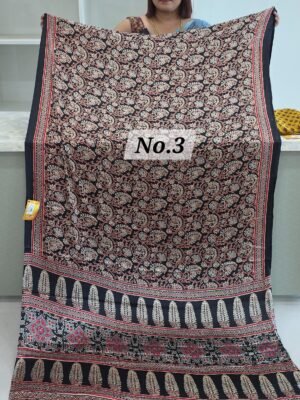 AJRAKH CREPE SAREE (NO.3)