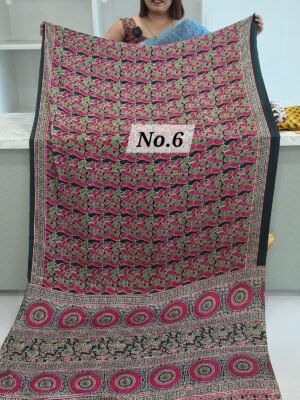 AJRAKH CREPE SAREE (NO.6)