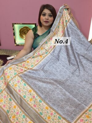 MASLIN SILK JAMDANI {DESIGN-1} (NO.4)