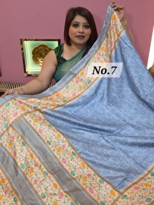 MASLIN SILK JAMDANI {DESIGN-1} (NO.7)