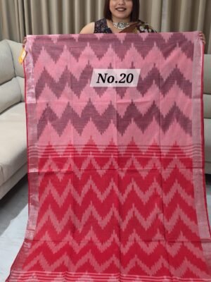 IKKAT LINEN SAREE (NO.20)
