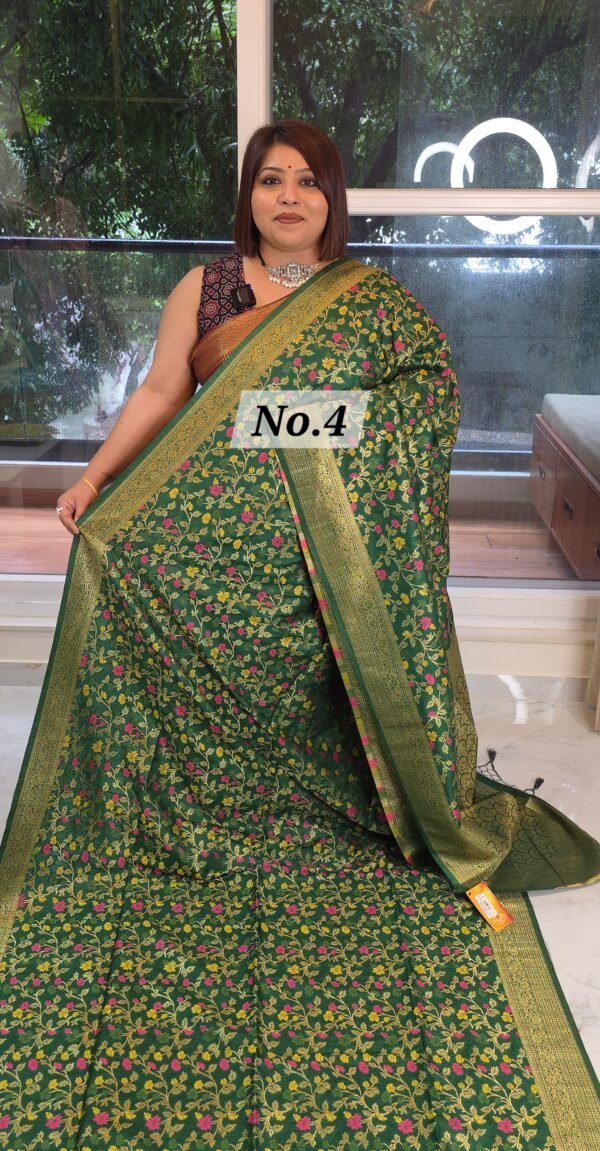 KHADDI PASHMINA SAREE (N0.4)
