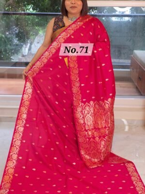 KATAN OPEN BORDER SAREE (NO.71)