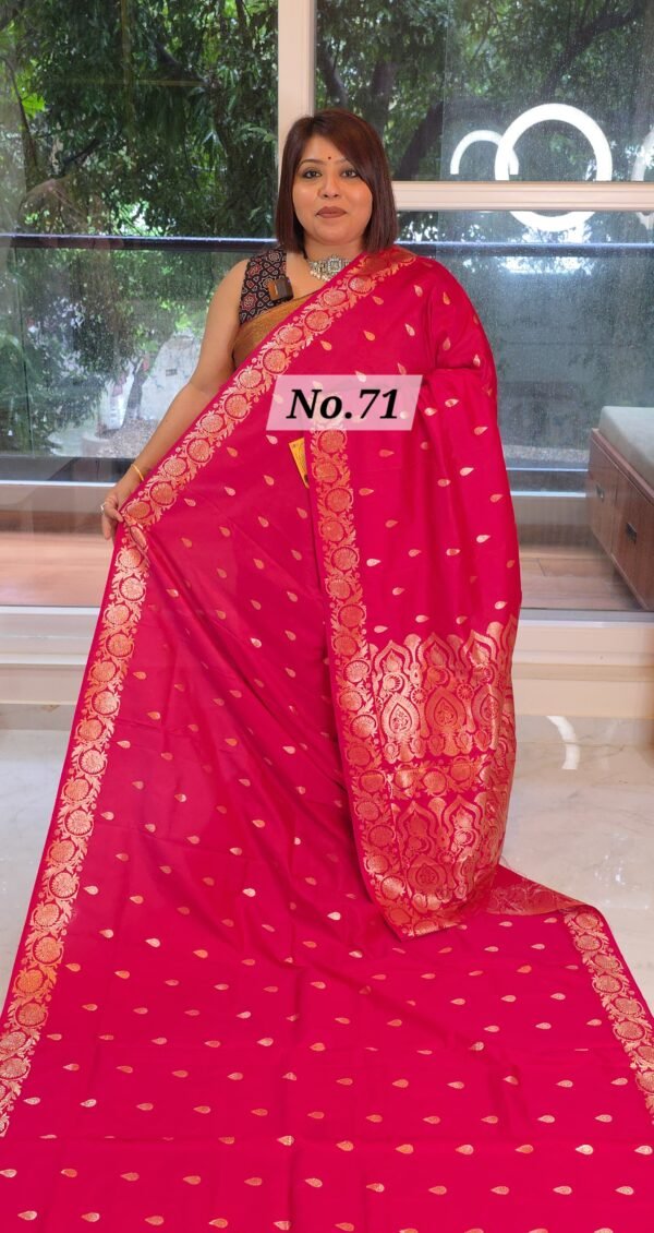 KATAN OPEN BORDER SAREE (NO.71)