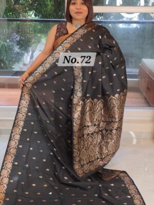 KATAN OPEN BORDER SAREE (NO.72)