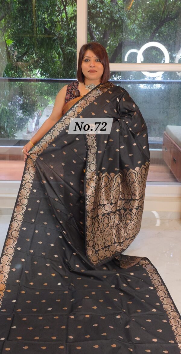 KATAN OPEN BORDER SAREE (NO.72)