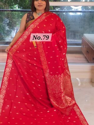 KATAN OPEN BORDER SAREE (NO.79)