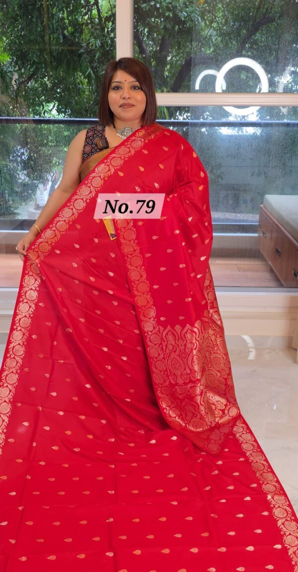 KATAN OPEN BORDER SAREE (NO.79)