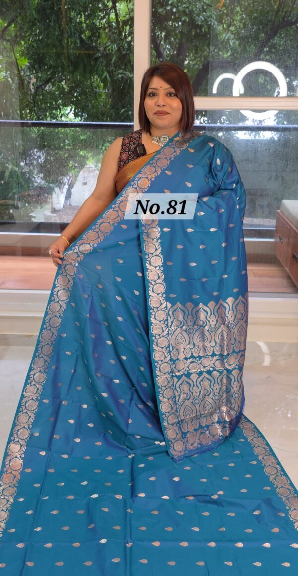KATAN OPEN BORDER SAREE (NO.81)