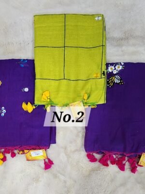 EMBROIDERIED KHADI COMBO-2