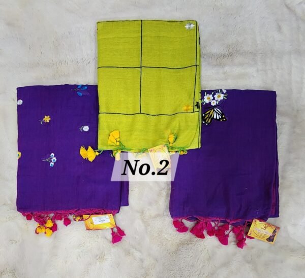 EMBROIDERIED KHADI COMBO-2