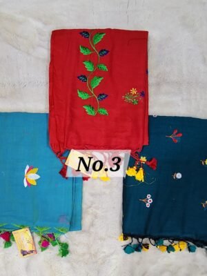 EMBROIDERIED KHADI COMBO-3