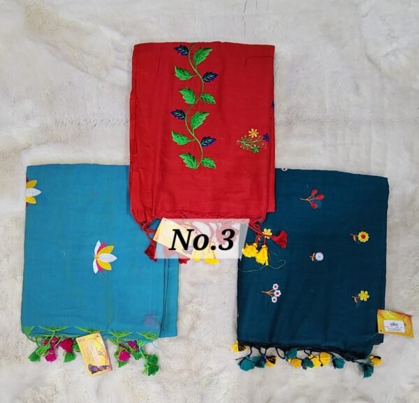 EMBROIDERIED KHADI COMBO-3